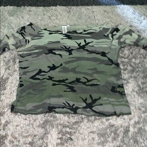 Long Sleeve Crop Top